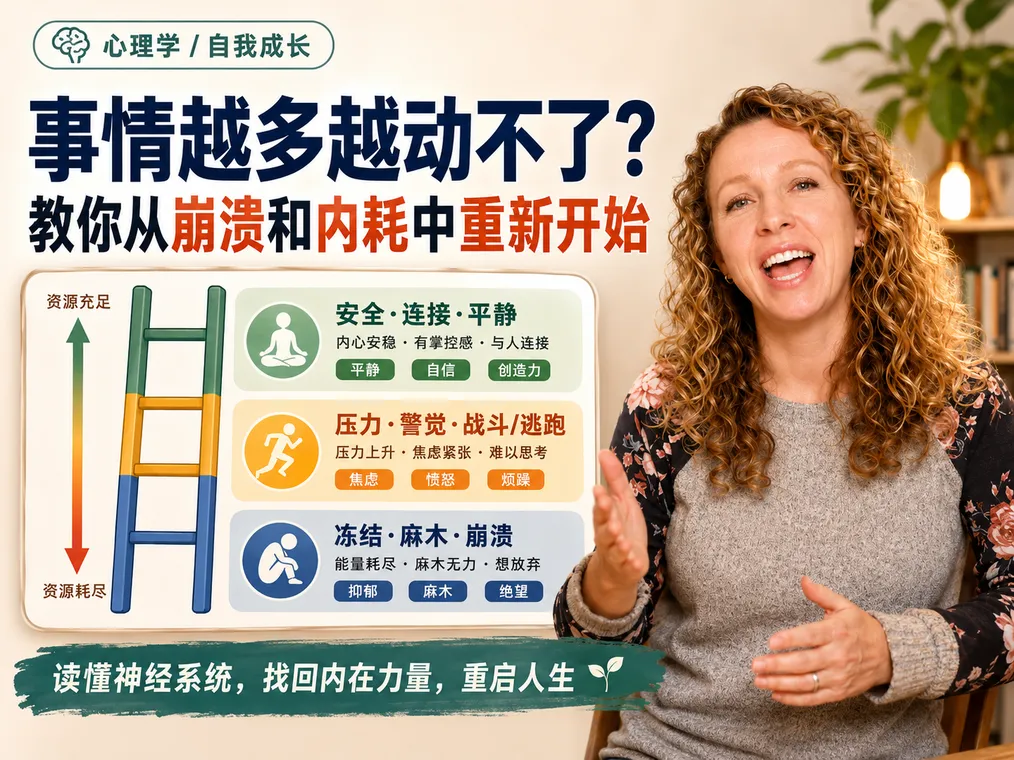 事情越多越动不了？教你从崩溃和内耗中重新开始-心智夜航