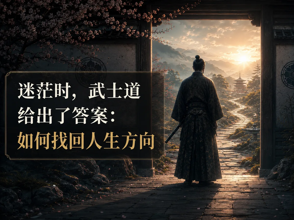 迷茫时,武士道给出了答案:如何找回人生方向-心智夜航